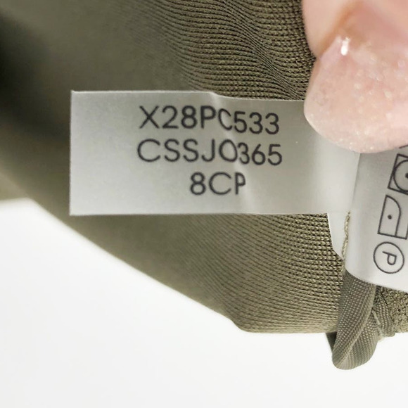 CALVIN KLEIN Women Trousers 22W Green Mid-Rise Pull-On Slim Straight Pants NWT - Picture 12 of 13